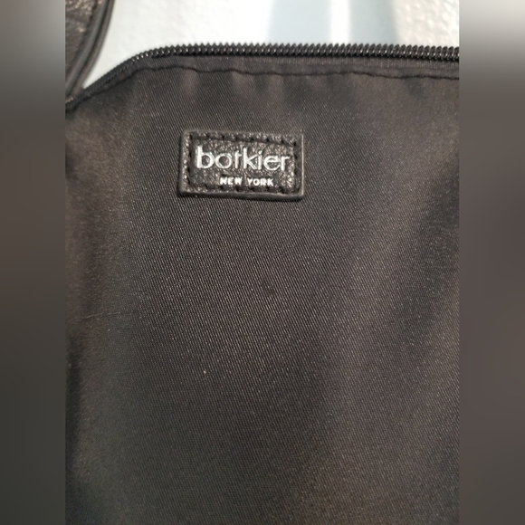 Botkier Womens Zipper Closure Large Tote Shoulder Handbag Black - Picture 3 of 5